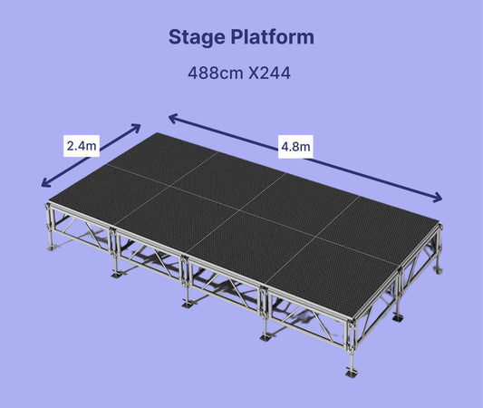 Portable Stage Platform 2.4m X 4.8m