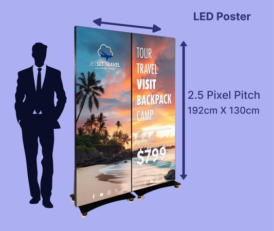 LED Wide Poster Display 2.5mm Pixel Pitch